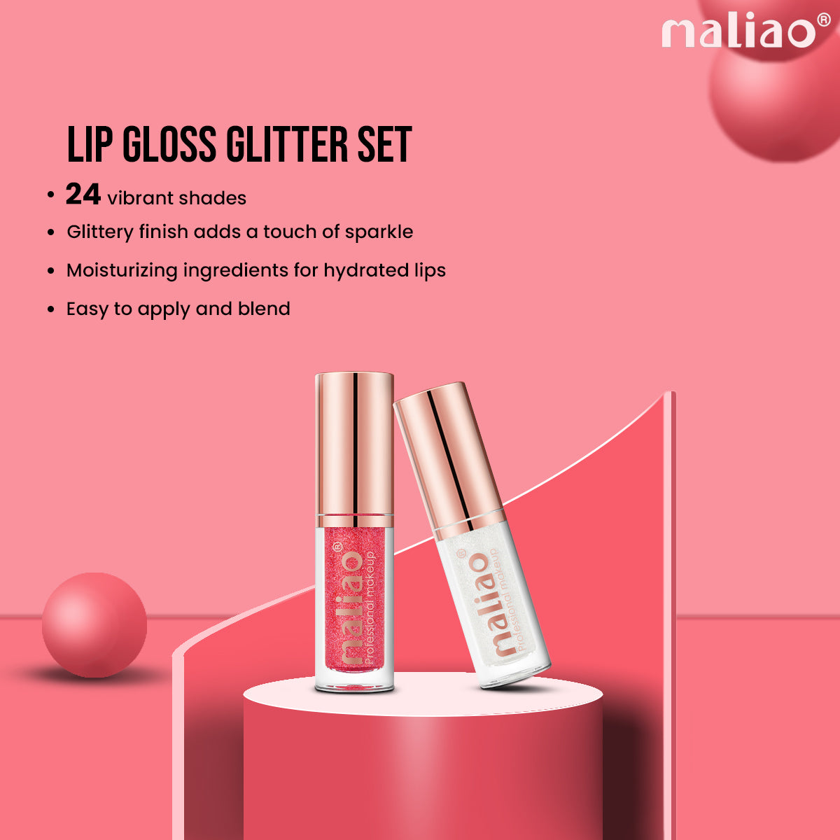 Maliao Glitter Lip Gloss